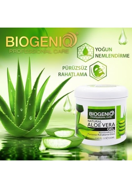 Biogeniq Natural Aloe Vera Jel 250 ml modelleri