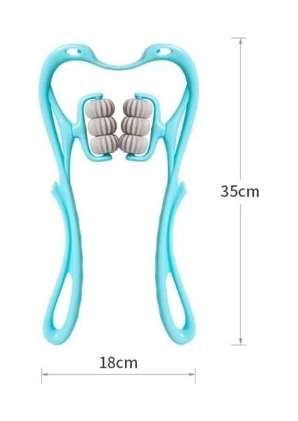 Buğz Çok Fonksiyonlu Manuel Altı Tekerlekli Boyun Masaj Aleti fırsatları