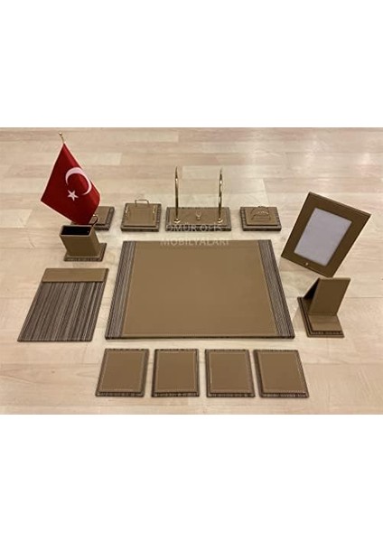 Ofis Sümen Takımı/krem / 12 Parça fiyatları