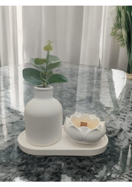 C63 Dekoratif Vazo ve Çiçek Mumluk