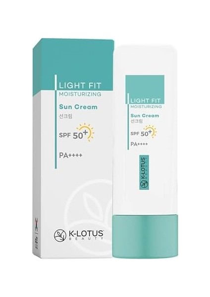 K-Lotus Beauty Light Fit Nemlendirici Kuru Ciltler Için Yüz Güneş Kremi Spf 50 Pa++++ 50ML