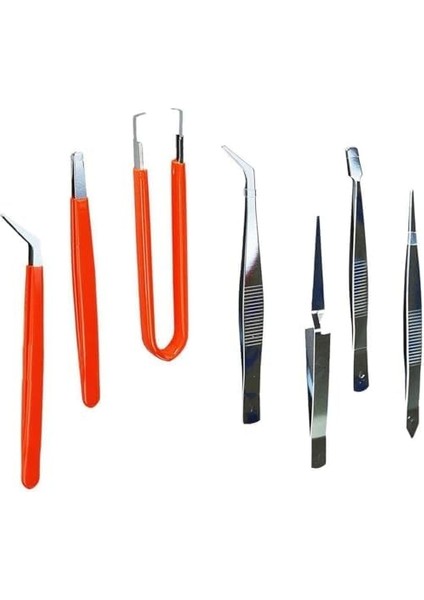 7 Parça Antistatik Cımbız Seti – Elektronik, Bilgisayar, Telefon ve Tv Tamiri Için Profesyonel Cımbız Kiti, Uçlu Mini Set fiyatları