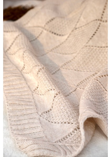 Triko Mevsimlik Baklava Desenli (Özel Kutulu) Bebek Battaniyesi modelleri