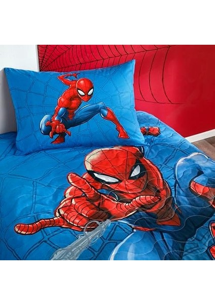 Spiderman Focus Lisanslı Karakter Baskılı Pamuk - Karışımı Yatak Örtüsü Seti, Çok Renkli, Tek Kişilik (Yatak Örtüsü: 160X230 cm / 1 Adet Yastık Kılıfı: 50X70) modelleri