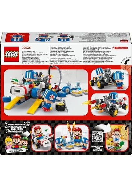 Super Mario: Mario Kart – Toad’un Garajı 72035, 8 Yaş ve Üzeri Erkek ve Kız Çocukları Için, 2 Mavi Toad Karakter Figürü Içeren Yaratıcı Oyuncak Yapım Seti, Doğum Günü Hediyesi (390 Parça) modelleri