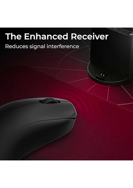 Zowıe U2-Dw Orta Boy 4K Simetrik Kablosuz E-Spor Oyuncu Mouse Gelişmiş Alıcı modelleri