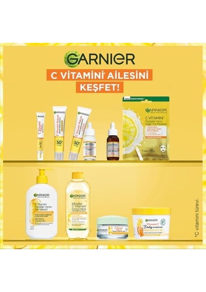 Garnier C Vitamini Parlak Günlük Aydınlatıcı Nemlendirici Krem 50ML fiyatları