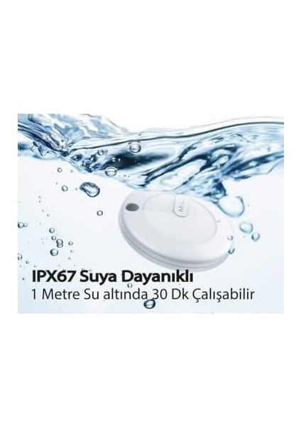 Mitag Airtag (Sadece Uyumlu) Konum Takip Cihazı, Mfı Sertifikalı, 3&apos;lü Paket, Beyaz modelleri