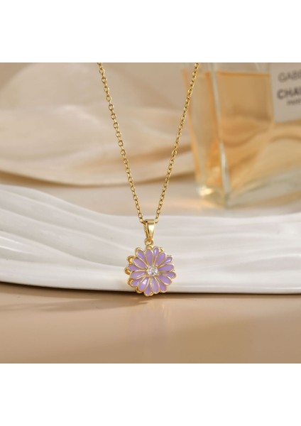 Yeni Kıdemli Işık Duygusu Lüks Mikro Set Zirkonya Bakır 18 Ayar Altın Kaplama Kolye Kolye Köprücük Kemiği Zinciri Takı ile Kadın Moda (Yurt Dışından)