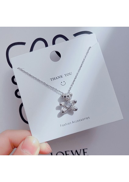 Yeni Basit Titanyum Çelik Kolye Kadın 18K Gül Altın Dört Yapraklı Yonca Kolye Ins Gelgit Net Kırmızı Patlama Modelleri Köprücük Kemiği Zinciri (Yurt Dışından)