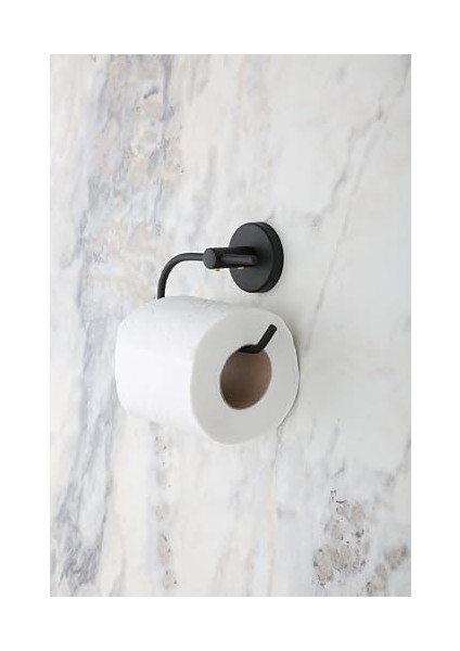Siyah Tuvalet Kağıdı Asacağı,tuvalet Kağıdı Askısı,tuvalet Kağıtlığı - Delmeye Son Ister Yapıştır Ister Montajla modelleri