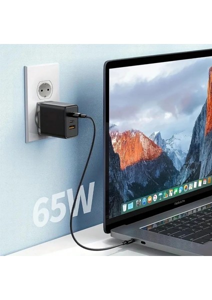 Buğz 65W Hızlı Şarj Edebilen Type C Uçlu Şarj Aleti fiyatları