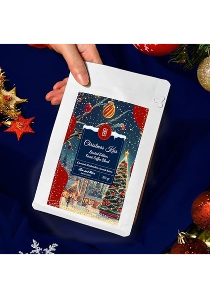 Mim And More Christmas Kiss Coffee 2024 - Çikolatalı Marshmallow Aromalı Special Coffee Blend Filtre 200 gr modelleri