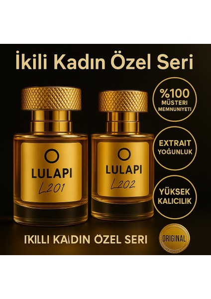 L201 Goddess & L202 Liberty Kadın Parfüm Seti – Uzun Kalıcılık