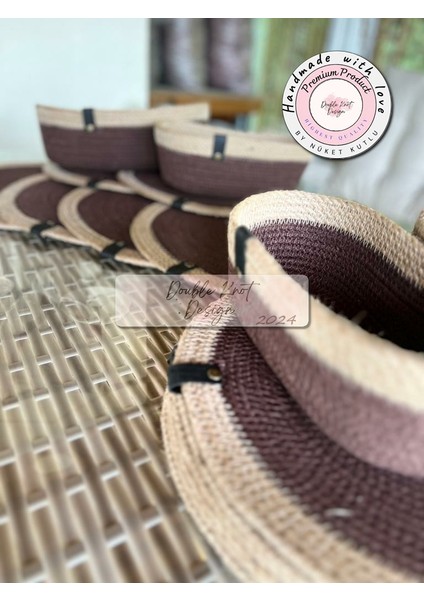 8 Prç Supla Amerikan Servis Seti Tress Jüt Hediye modelleri