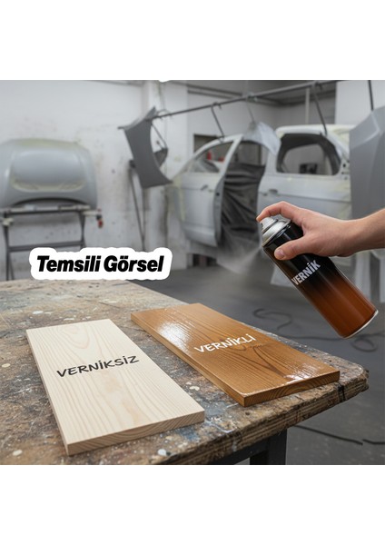 Sprey Mat Vernik Ahşap Metal Tüm Yüzeyler İçin 400 ml İç Dış Mekan Koruma Katmanı Akrilik Esaslı fiyatları