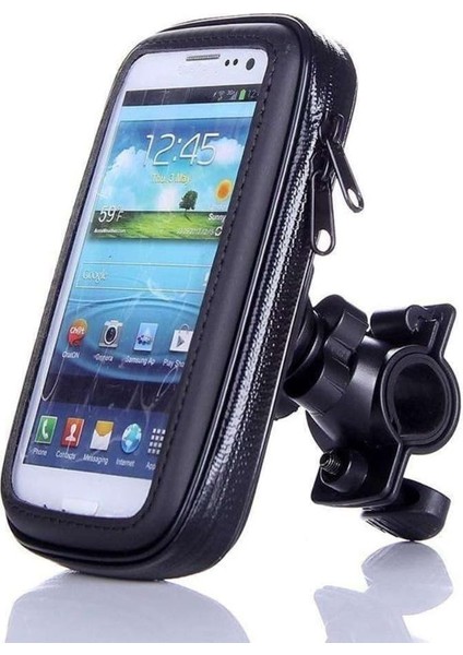 Bisiklet Motosiklet Telefon Tutucu Suya Dayanıklı Large Gidon Bağlantılı