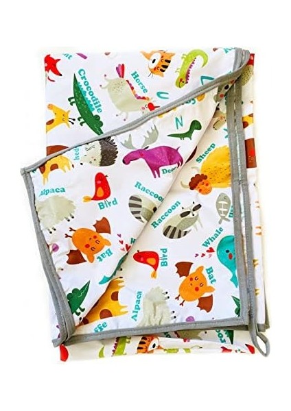 Su Geçirmez, Yer/masa Örtüsü, Aktivite, Yemek ve Oyun Için, Doğa Dostu ve Çevreci, Çok Amaçlı Kullanım, Zoo (150X180CM) modelleri