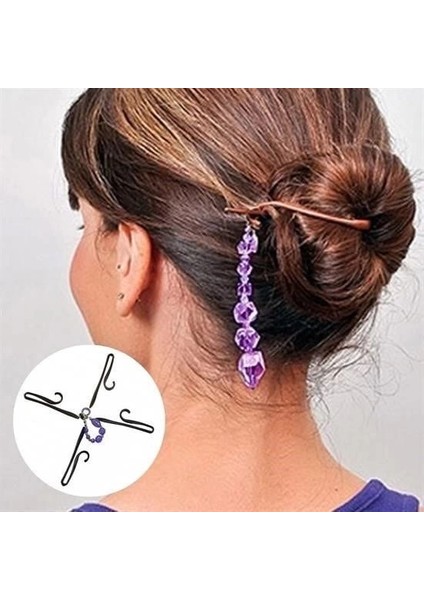 Buğz Kolay Saç Toplama Örgü Yapma Tokası Saç Şekillendirme Seti indirimleri