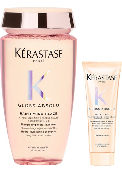 Gloss Absolu Elektriklenmeye Eğilimli Saçlar Için Tanışma Seti Bakım Sütü & Şampuan
