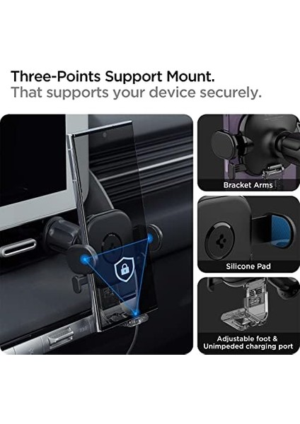 Air Vent Araç Içi Telefon Tutucu (Tüm Cihazlarla Uyumlu Araç Tutacağı) Onetap UTS12 - ACP05507 modelleri