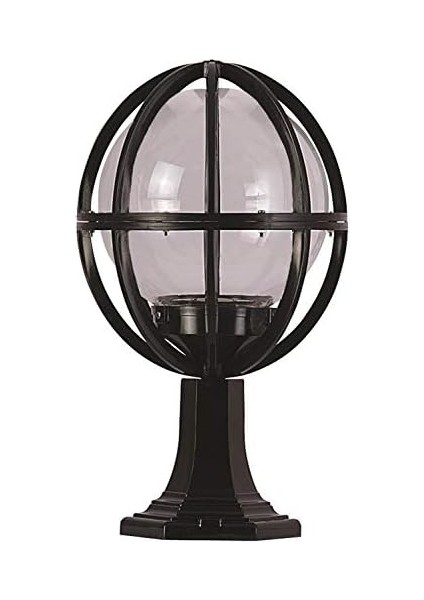 BSU-68080-M2-KOP Siyah Elektrostatik Toz Dış Mekan Aydınlatma, E27, Aluminyum, Akrilik Cam, 30CM fiyatları