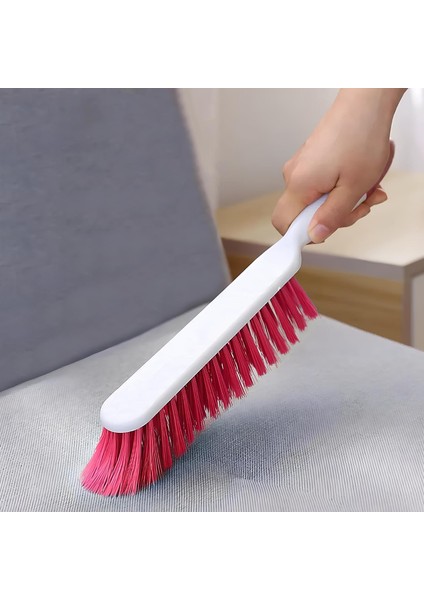 Saplı Tüy ve Toz Alma Fırçası – Fuşya -Ergonomik, Pratik, Tekrar Kullanılabilir Temizlik Fırçası Ev Ofis ve Araç Kullanımı Için Uygun