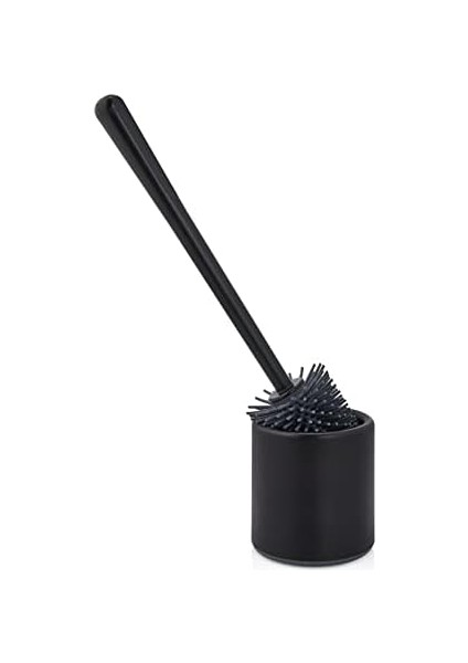 Silikon Wc Tuvalet Fırçası Klozet Fırçası Siyah Oval fiyatları