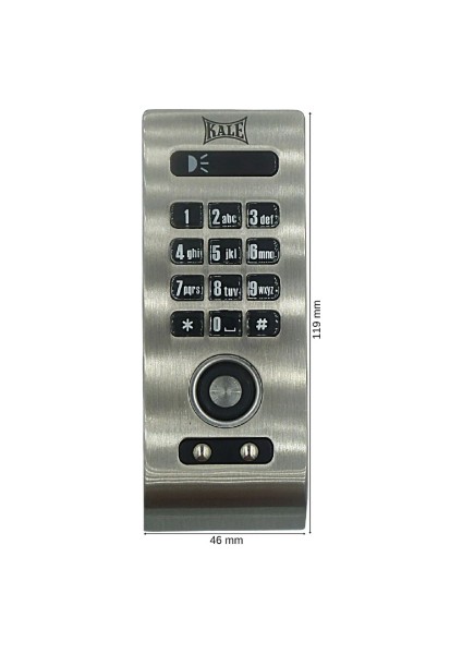 Kale Elektronik Kabin Kilidi KD050/45-106