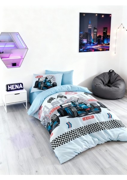 Tek Kişilik Genç Erkek Çocuk Nevresim Takımı Race fiyatları