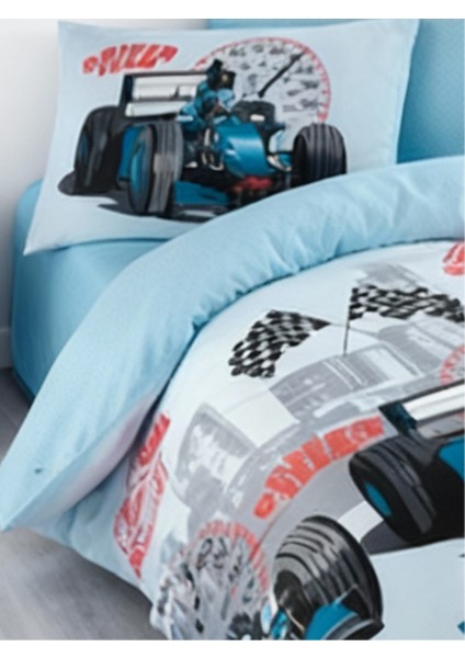 Tek Kişilik Genç Erkek Çocuk Nevresim Takımı Race