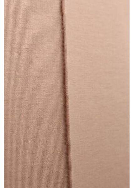 Bej Büyük Beden Cepli Eşofman Altı Pamuklu Rahat Tasarım Kadınlar İçin