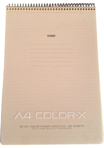 Color-X Bloknot A4 80 Yaprak Çizgili 3650 modelleri