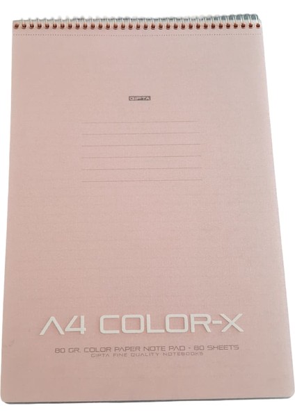Color-X Bloknot A4 80 Yaprak Çizgili 3650 fırsatları