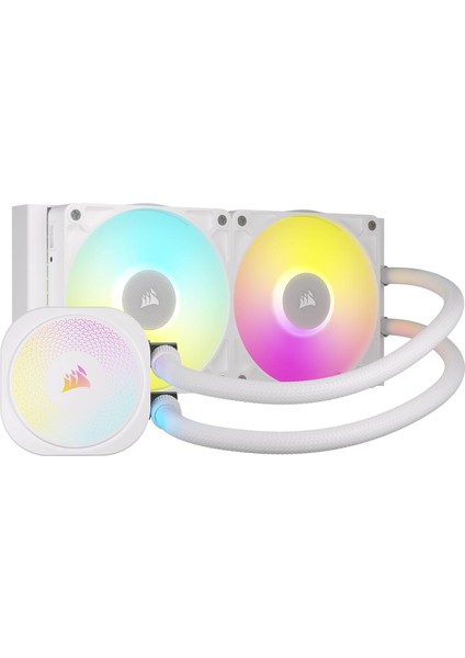 Corsaır Icue Lınk Tıtan 240 Rx Rgb Aıo 240MM Işlemci Soğutucusu - Beyaz (CW-9061020-WW)