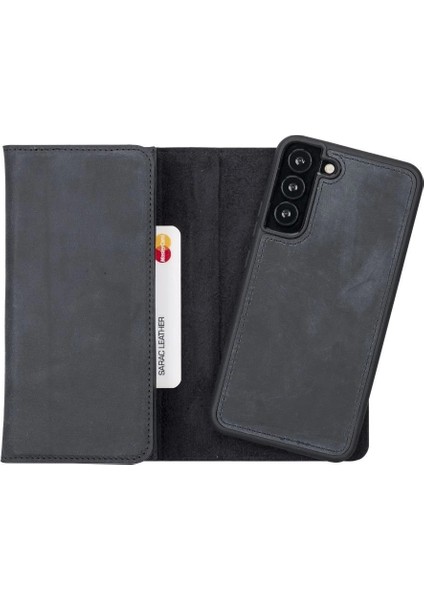 Buğz Samsung Galaxy S22 Plus Uyumlu Deri Cüzdanlı Kılıf Santa G1 fiyatları