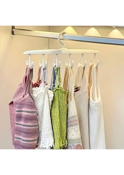Adet Yer Tasarruflu 6 Kancalı Plastik Dolap Içi Düzenleyici Pratik Askı modelleri