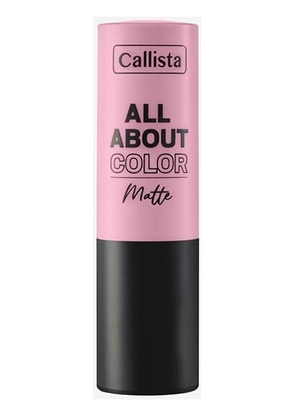 Callista All About Color Matte Lipstick Mat Görünümlü Ruj 504 That Rose, Bordo