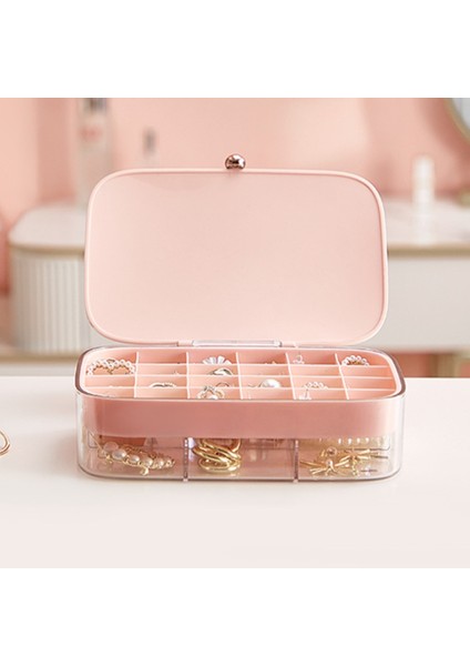 Taşınabilir Mücevher Kutusu Mücevher Organizatör Ekran Seyahat Mücevher Kutusu Kutuları Düğme Depolama (Yurt Dışından) fiyatları