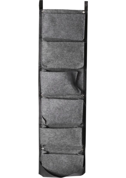 2 Adet Dikey Dikim Çantası 6 Cepler Duvar Asılı Bahçe Ekici Saksı Keçe Çantalar Ev Bahçe Dekor Için (Yurt Dışından)