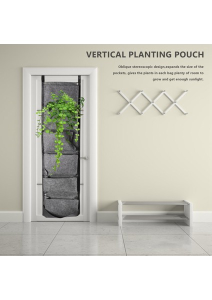 2 Adet Dikey Dikim Çantası 6 Cepler Duvar Asılı Bahçe Ekici Saksı Keçe Çantalar Ev Bahçe Dekor Için (Yurt Dışından) fiyatları