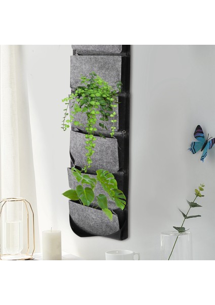 2 Adet Dikey Dikim Çantası 6 Cepler Duvar Asılı Bahçe Ekici Saksı Keçe Çantalar Ev Bahçe Dekor Için (Yurt Dışından) modelleri