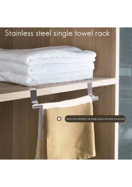 Dolap Dolap Kapılarına Evrensel Uyum Için Paslanmaz Çelik Kapı Üstü Havlu Askısı Bar Tutucular 2'li Paket (Yurt Dışından) fiyatları