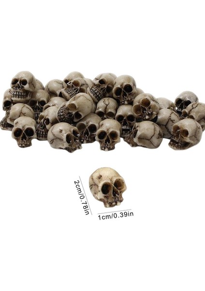 20 Adet Simülasyon Kafatası Model Oyuncaklar Modern Mini Kafatası Dıy Cadılar Bayramı Dekorasyon Komik Model Oyuncaklar Koleksiyonu (Yurt Dışından) fiyatları