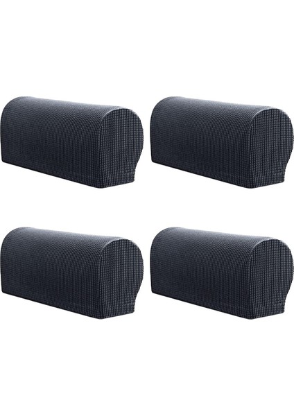 4 Adet Kol Dayama Sandalye Kapakları, Streç Koltuk Kanepe Kol Dayanağı Kapak Anti-Polyester Kanepe Sandalye Kol Kapakları Slipcovers B (Yurt Dışından)