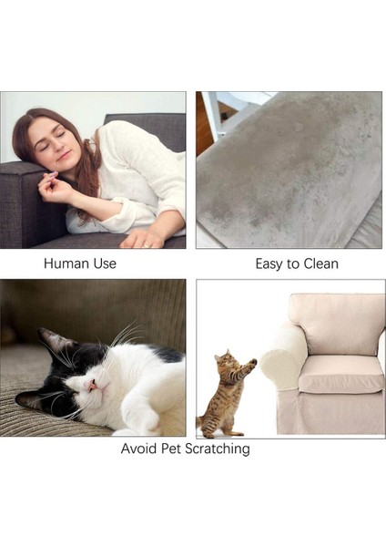 4 Adet Kol Dayama Sandalye Kapakları, Streç Koltuk Kanepe Kol Dayanağı Kapak Anti-Polyester Kanepe Sandalye Kol Kapakları Slipcovers B (Yurt Dışından) fiyatları