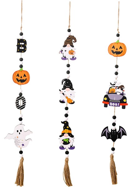 Cadılar Bayramı Boncuk Garland Cadılar Bayramı Dış Mekan Süslemeleri Boho Tepsi Cadılar Bayramı Süslemeleri Cadılar Bayramı Hayalet Boncuk Cadılar Bayramı (Yurt Dışından)