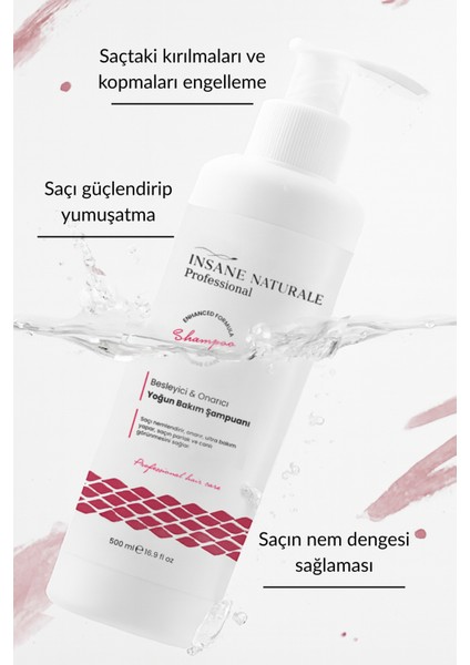 INSANE NATURALE Yoğun Bakım Şampuanı 500 ml fiyatları