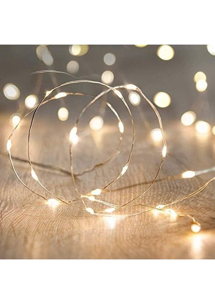 LED Metre Gün Işığı Sarı Renkli Pilli Dekoratif Aydınlatma Süsleme Parti Sarı LED Işık Yılbaşı LED Işık Süsleme Dekorasyon Işığı Şerit Aydınlatma LED (Günışığı, 10) modelleri