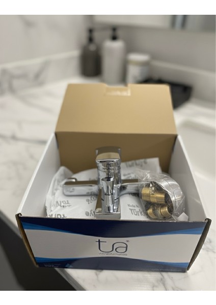 Tua Armatür Lüks Banyo Duş Bataryası-Krom Pirinç Gövde- Uzun Ömürlü- Yerli Üretim fiyatları